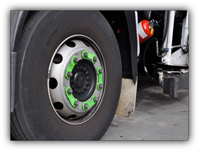 Truck Wheel Nut Indicator