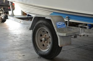 Boat Trailer Wheel Hub Temperature label